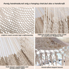 Cotton Caribbean Hammock Chair with Tassels