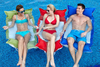 Inflatable water hammock