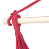 Hanging Hammock Swing with Two Cushions for Indoor And Outdoor Stripe Colors