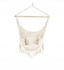 Hammock Chair with Two Cushions And Tassels for Indoor And Outdoor