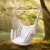 Hanging Hammock Swing with Two Cushions Plain Color