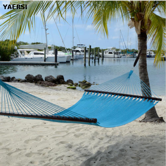 caribbean style rope hammock