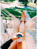 Cotton Caribbean Hammock Chair with Tassels