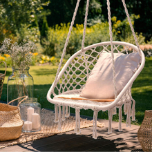 Macrame Hammock Chair for Inddor And Outdoor