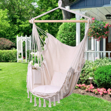 Hammock Swing with Two Cushions For Indoor And Outdoor