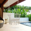 Semicircle Macrame Hammock Swing Chair for Inddor And Outdoor