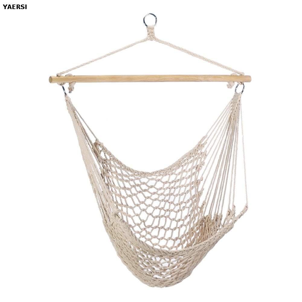 Cotton Rope Hammock Chair for Indoor And Outdoor