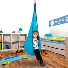 Nylon Hammock Pod Kid Swing for Indoor And Outdoor-green