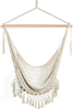 Cotton Caribbean Hammock Chair with Tassels