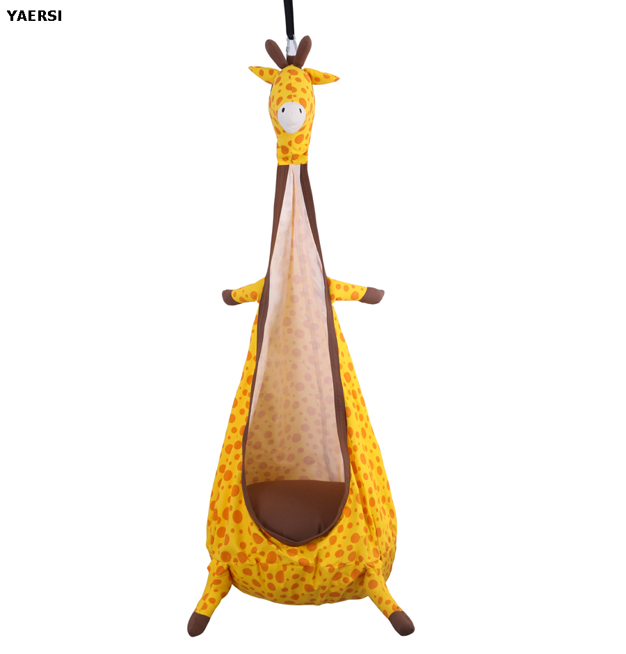 The Giraffe Design Baby Swing Chair Hanging Basket Children Safety Chair Rocking Swing Chair