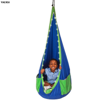 Hammock Pod Kid Swing with LED Light for Indoor And Outdoor